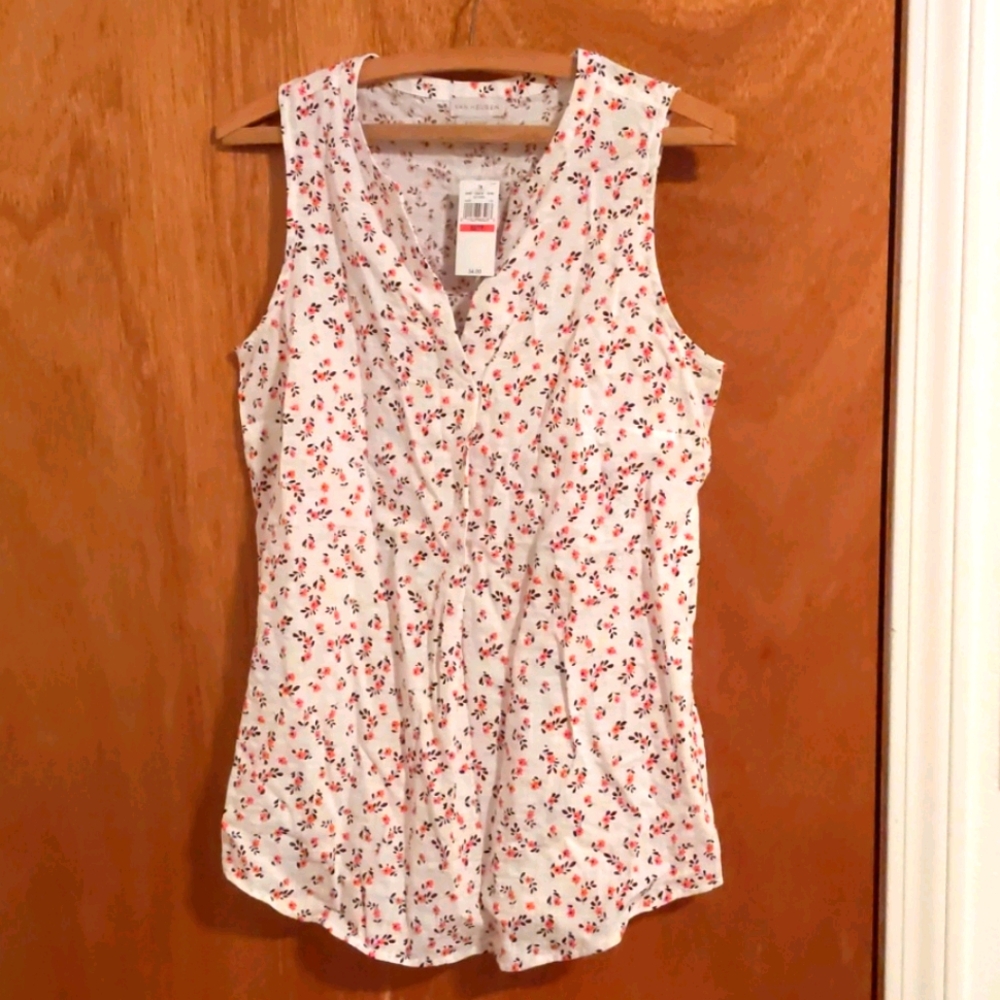 Designer floral tank top